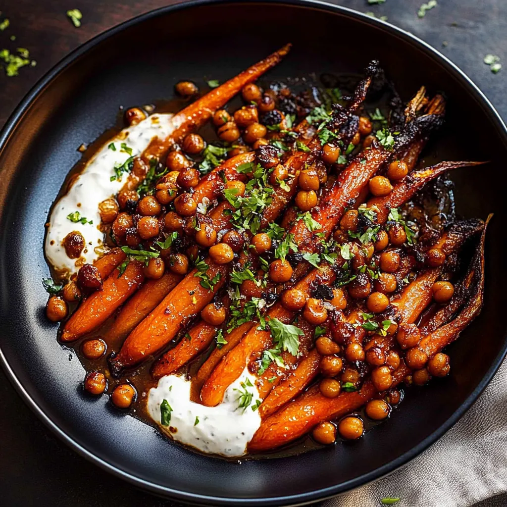 A plate of food with carrots and beans.