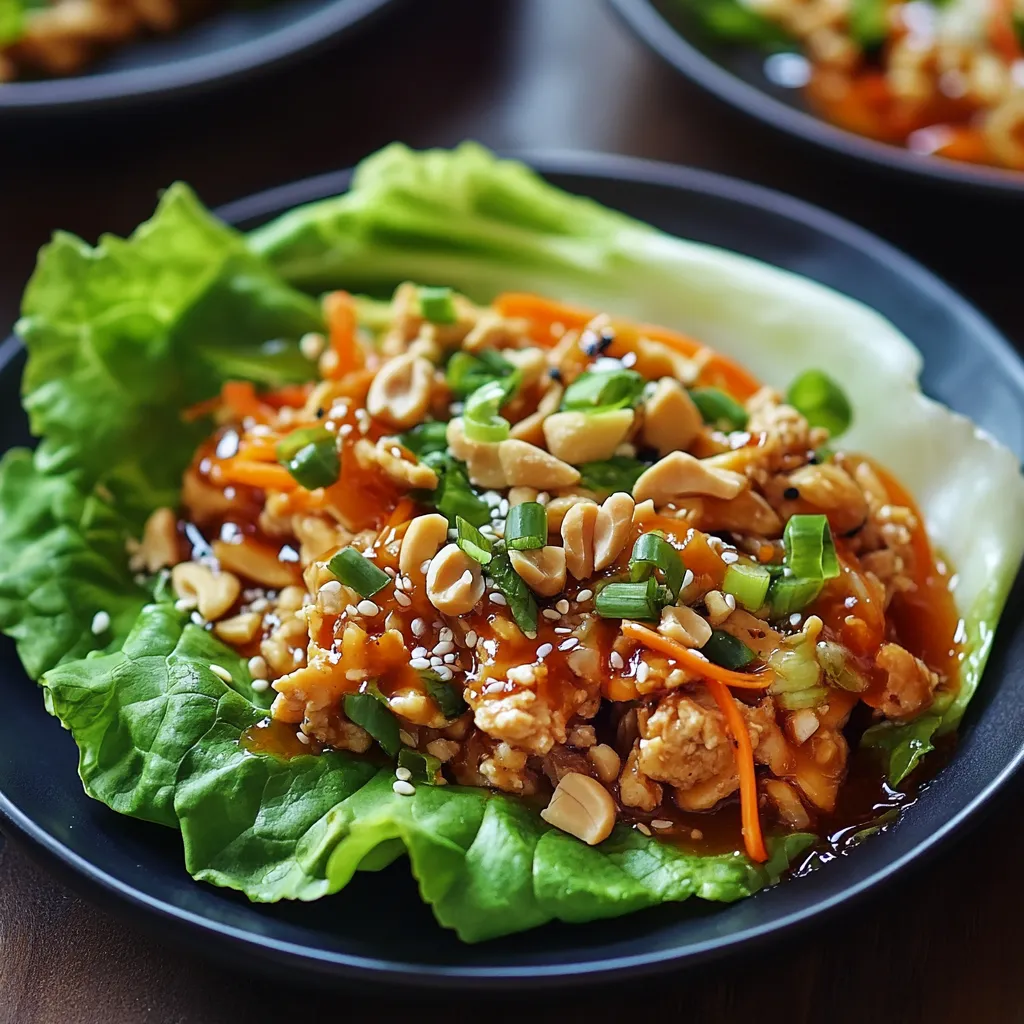 A plate of food with lettuce and meat.