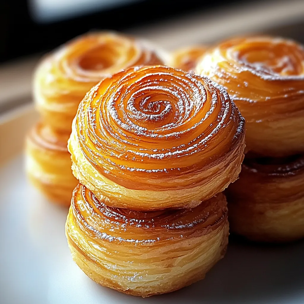 Three pastries on a plate.