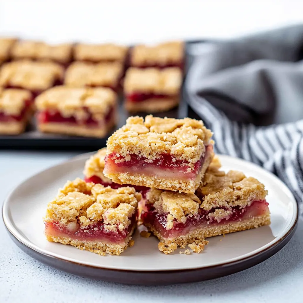 A plate of desserts with a towel on it.