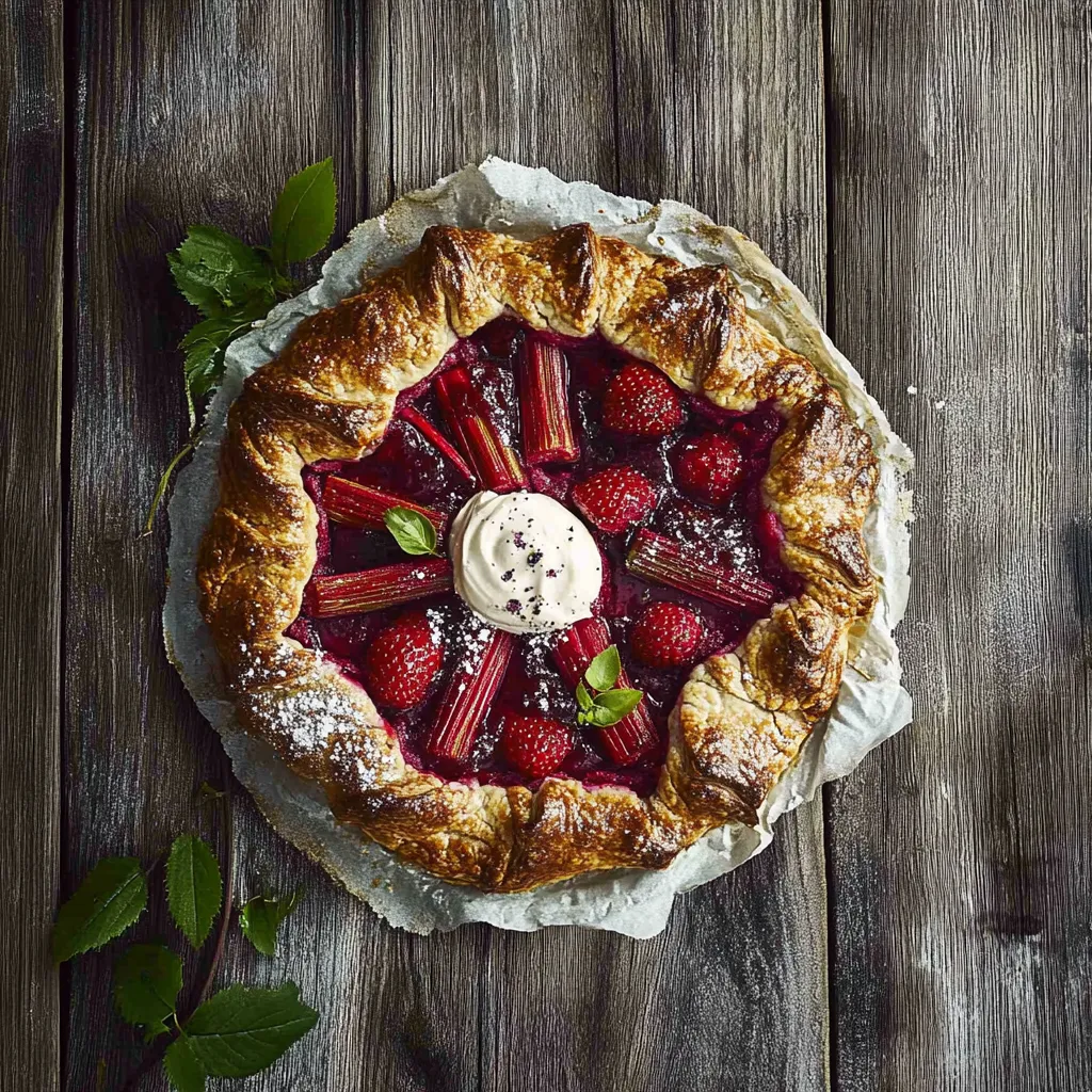A pie with strawberries and whipped cream.
