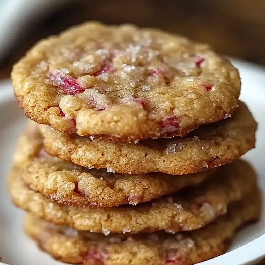 A stack of cookies with red jam.