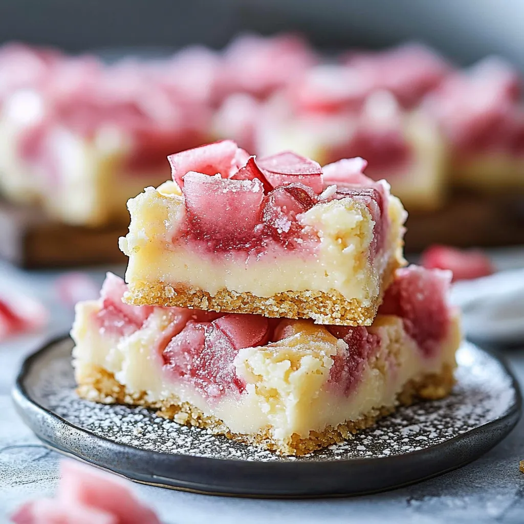 A stack of desserts on a plate.