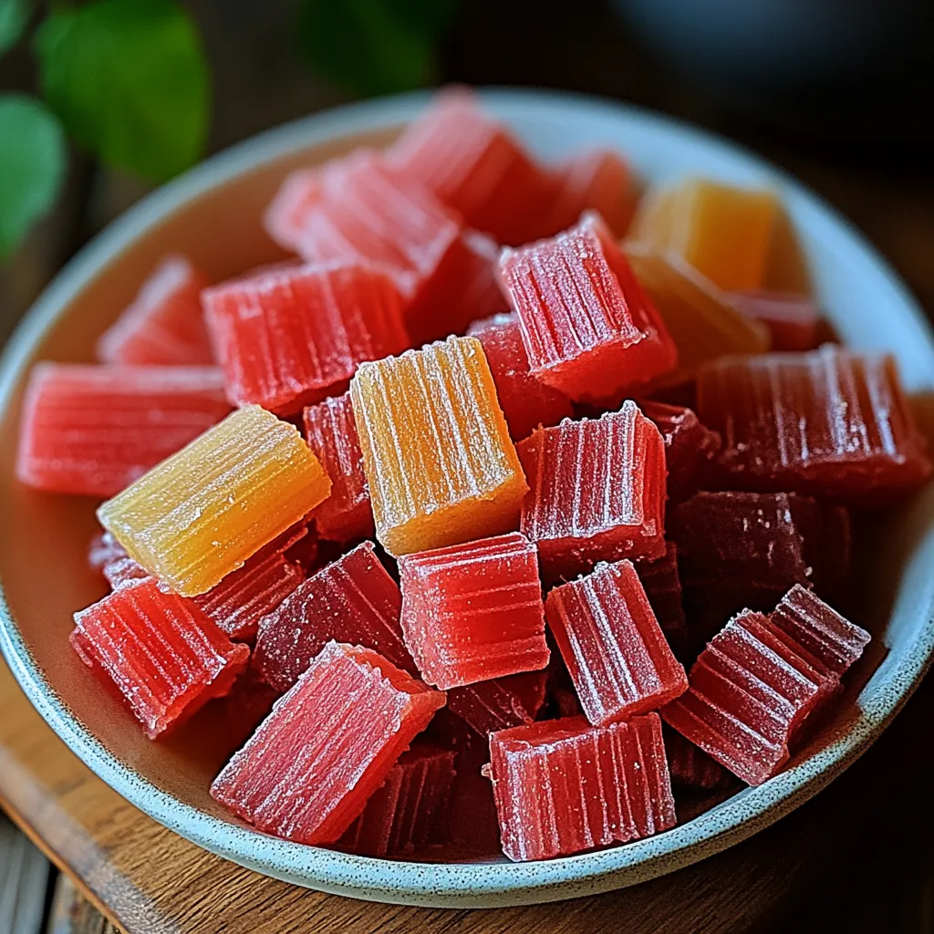 A bowl of red and yellow candy.