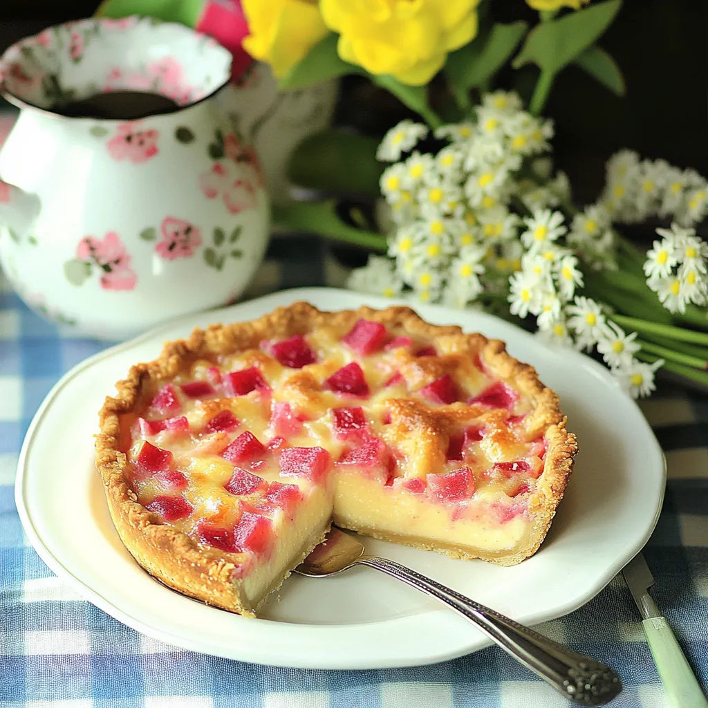 A slice of pie on a plate.