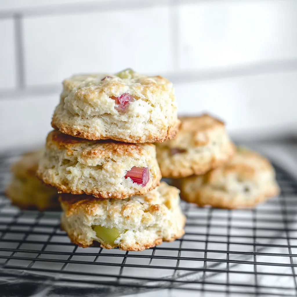 A stack of biscuits on a tray.