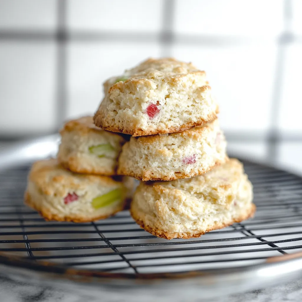 A stack of biscuits on a tray.