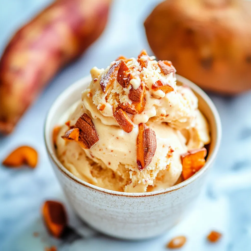 A cup of ice cream with nuts on top.