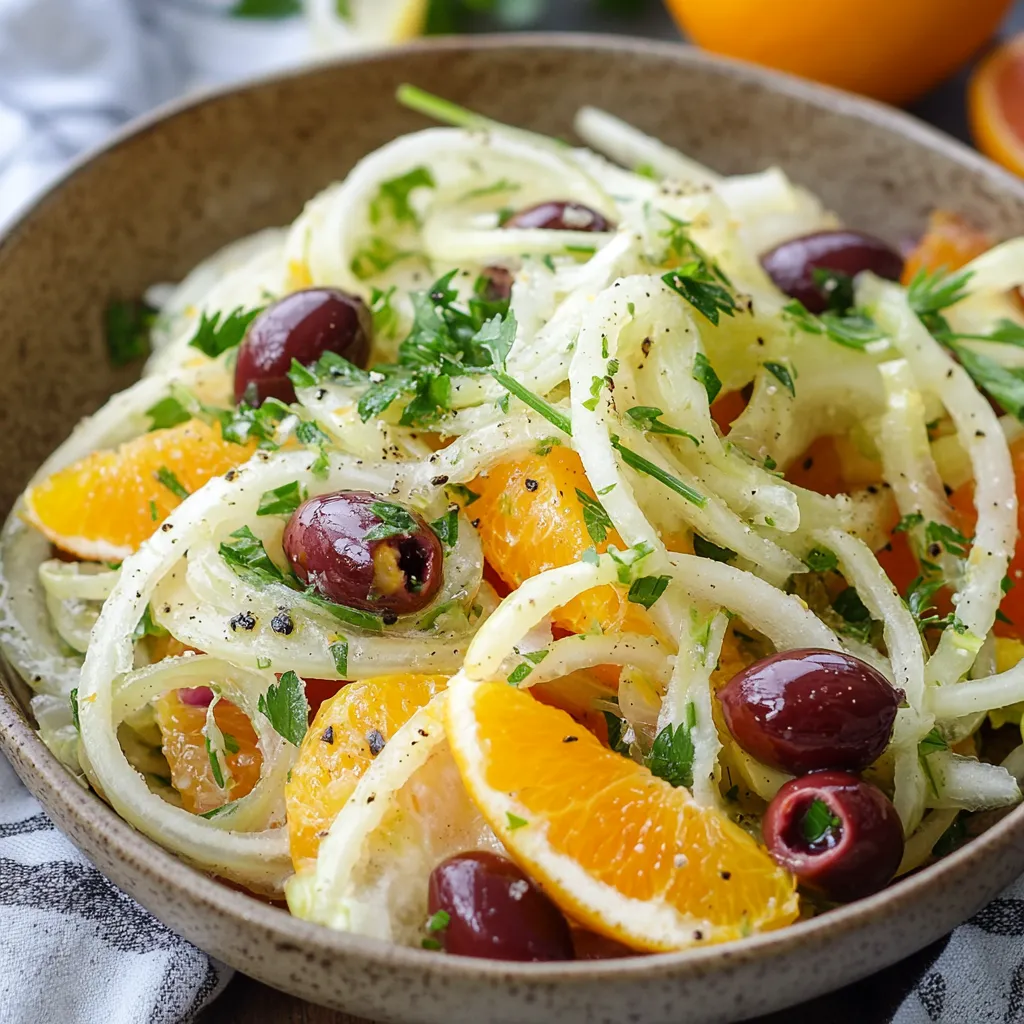 A bowl of salad with oranges and olives.