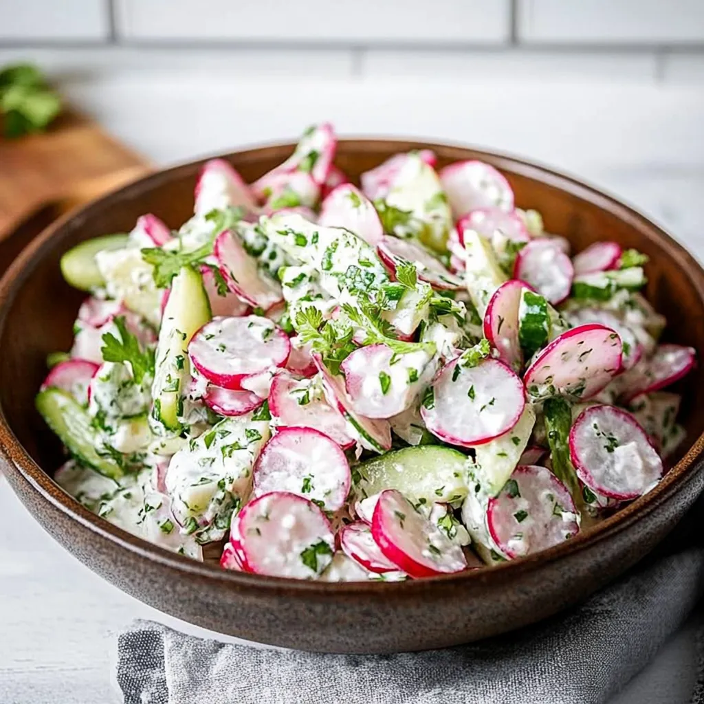 A bowl of vegetables with a white sauce.