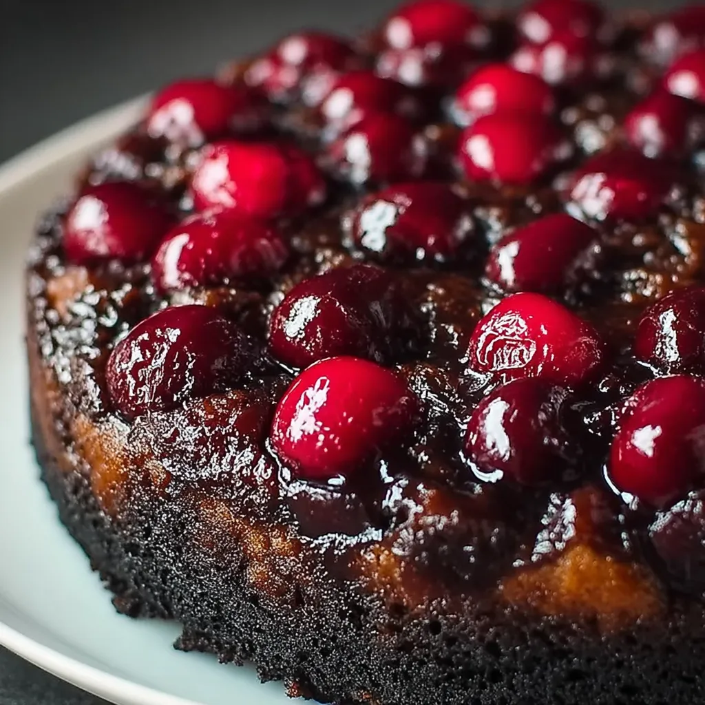 A cake with red berries on top.