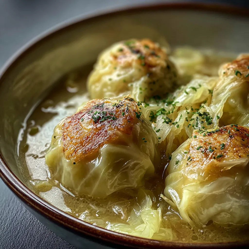 A bowl of food with a green topping.