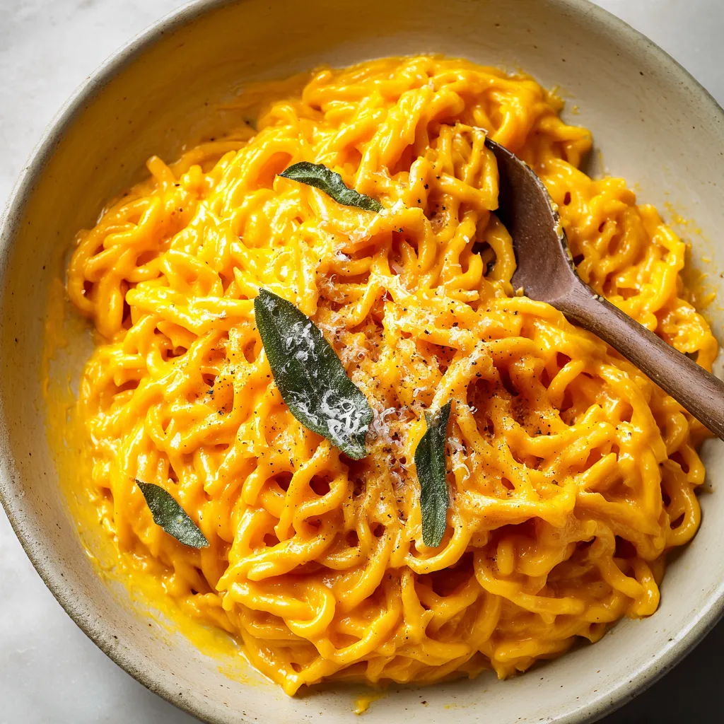 A bowl of yellow noodles with green herbs on top.