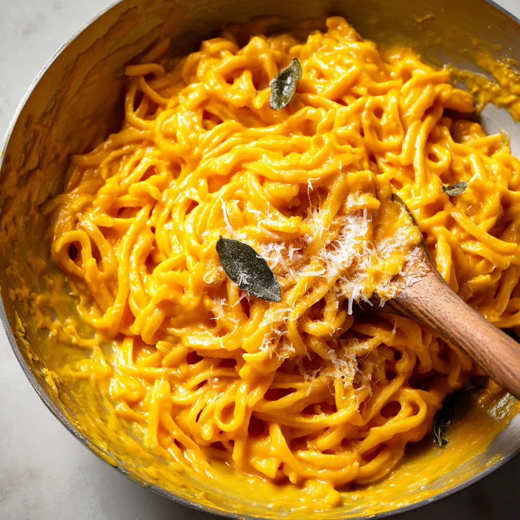 A bowl of pasta with cheese and herbs.