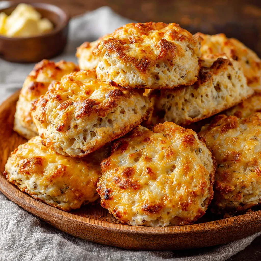 A plate of cheese biscuits.