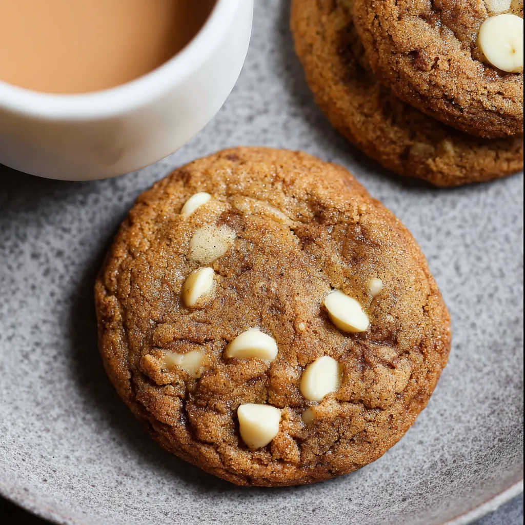 A plate with two cookies and a cup of coffee.