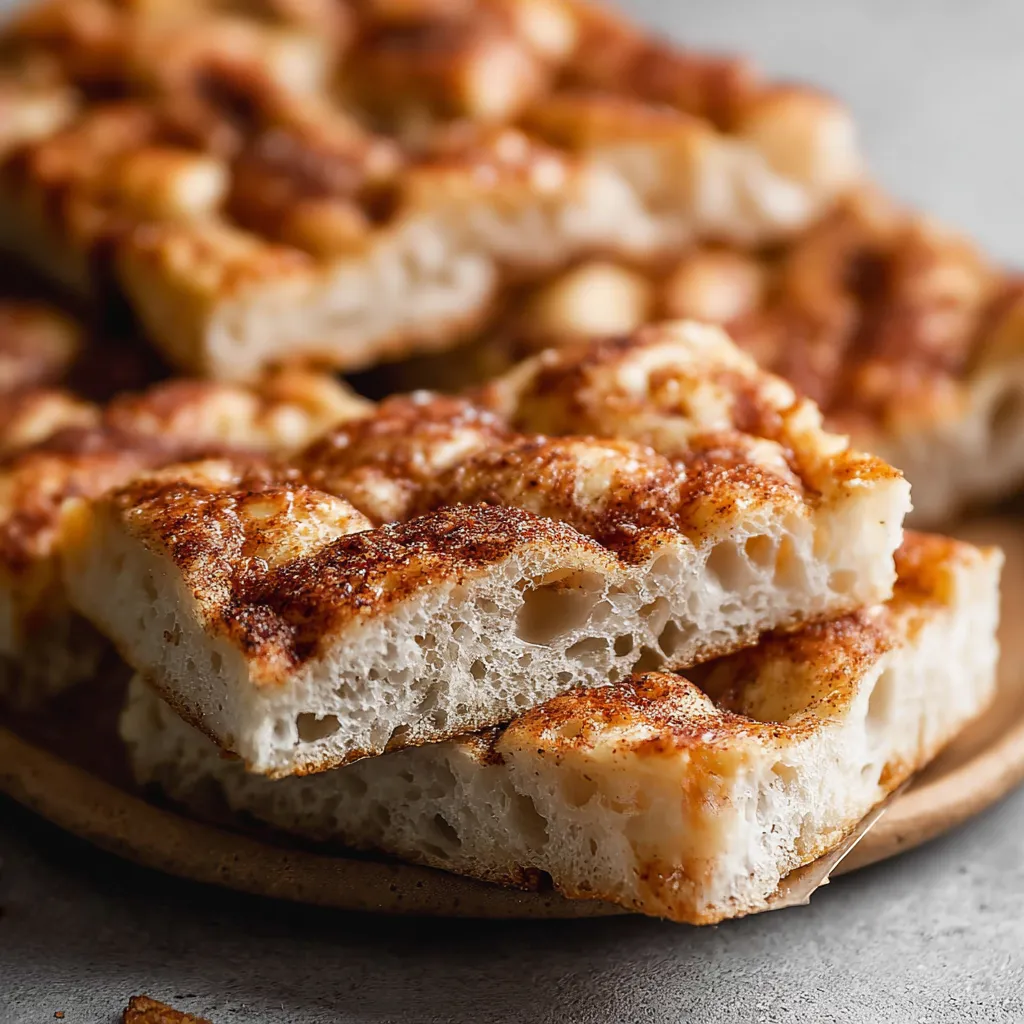 A plate of bread with a brown crust.