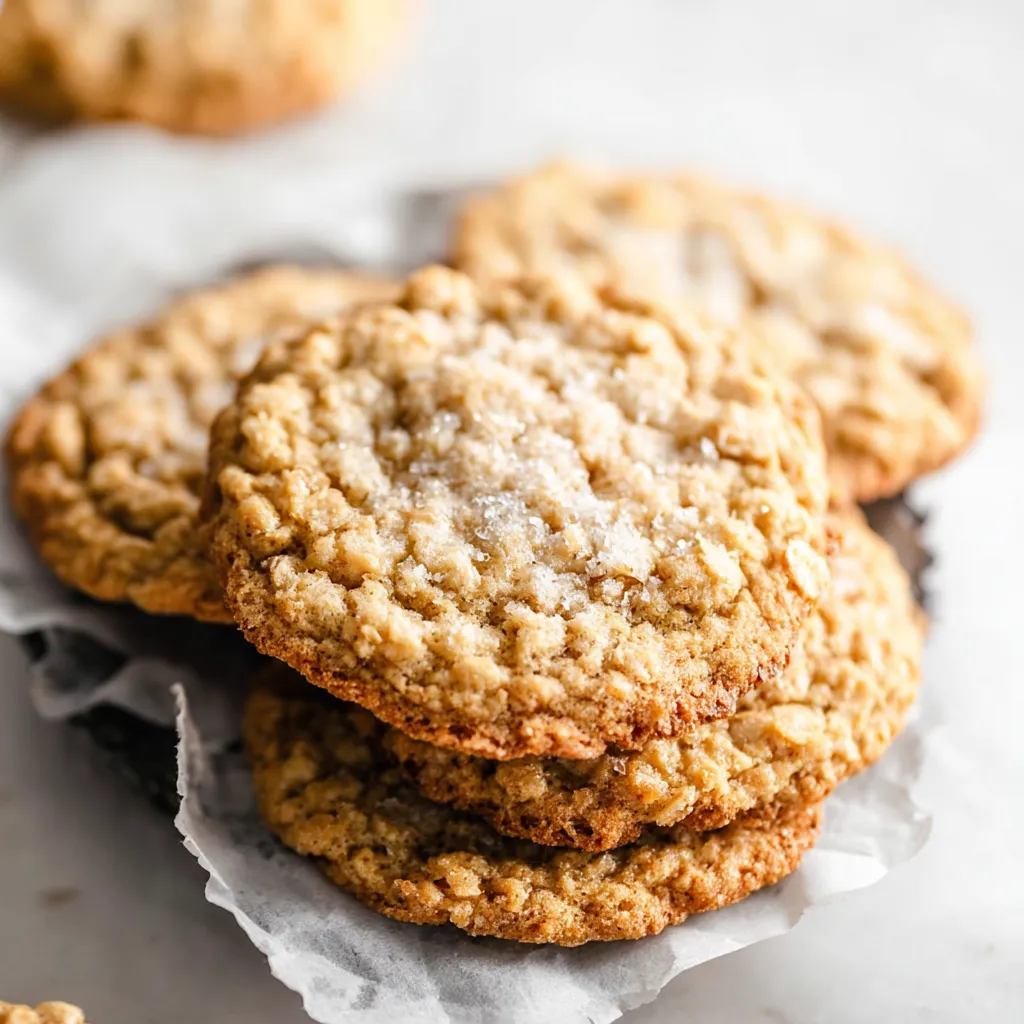 A stack of cookies on a plate.