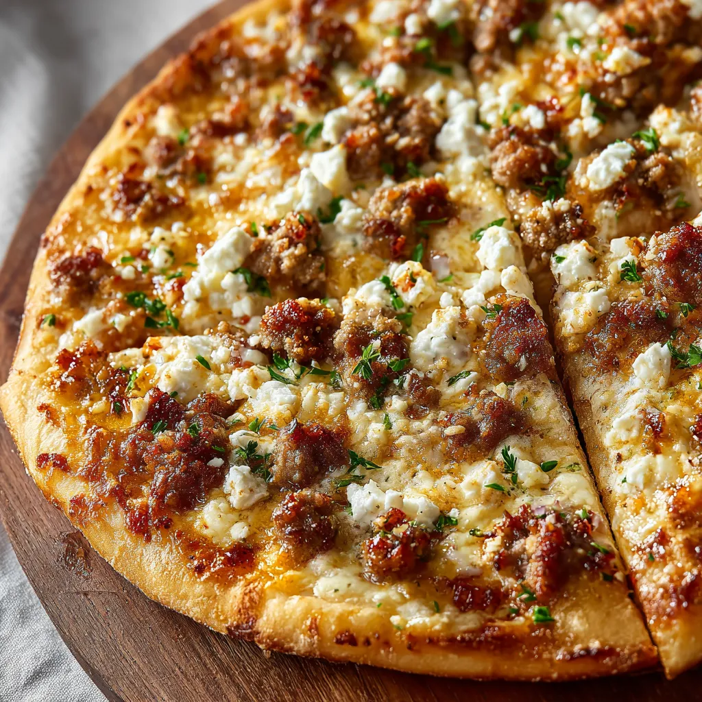 A slice of pizza with cheese and meat on top.