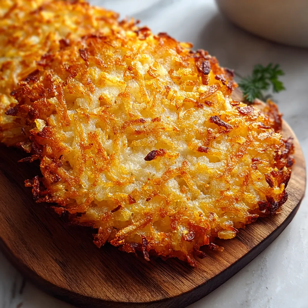 A piece of food on a wooden board.