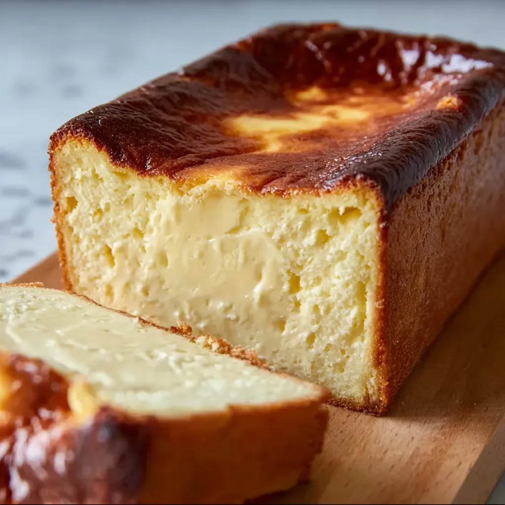 A slice of bread with a white filling.