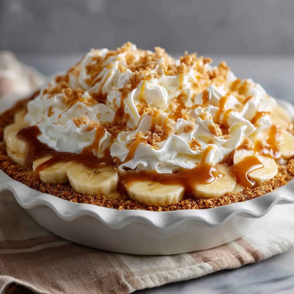 A dessert with bananas and whipped cream.
