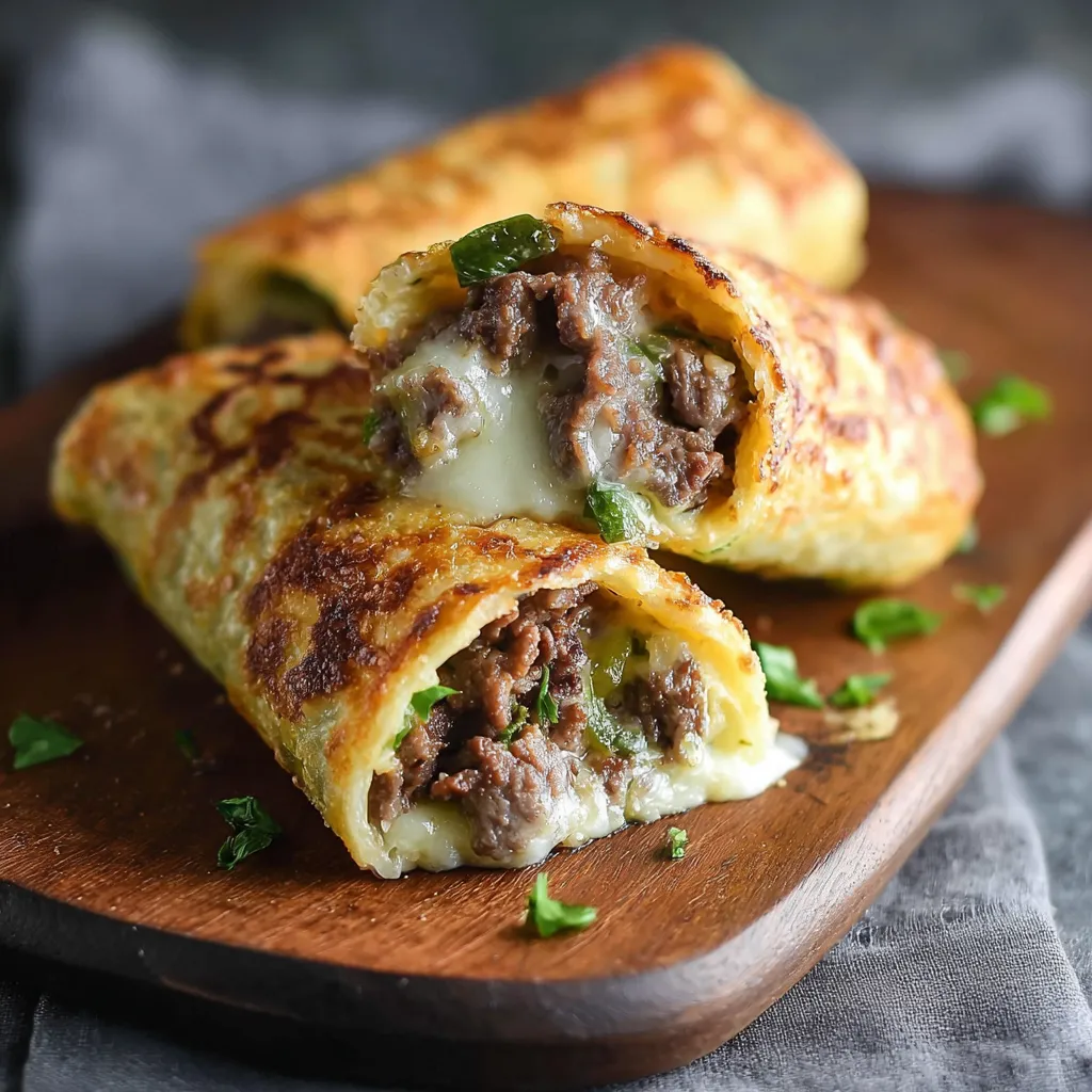 A plate of food with a meat and cheese filled pastry.