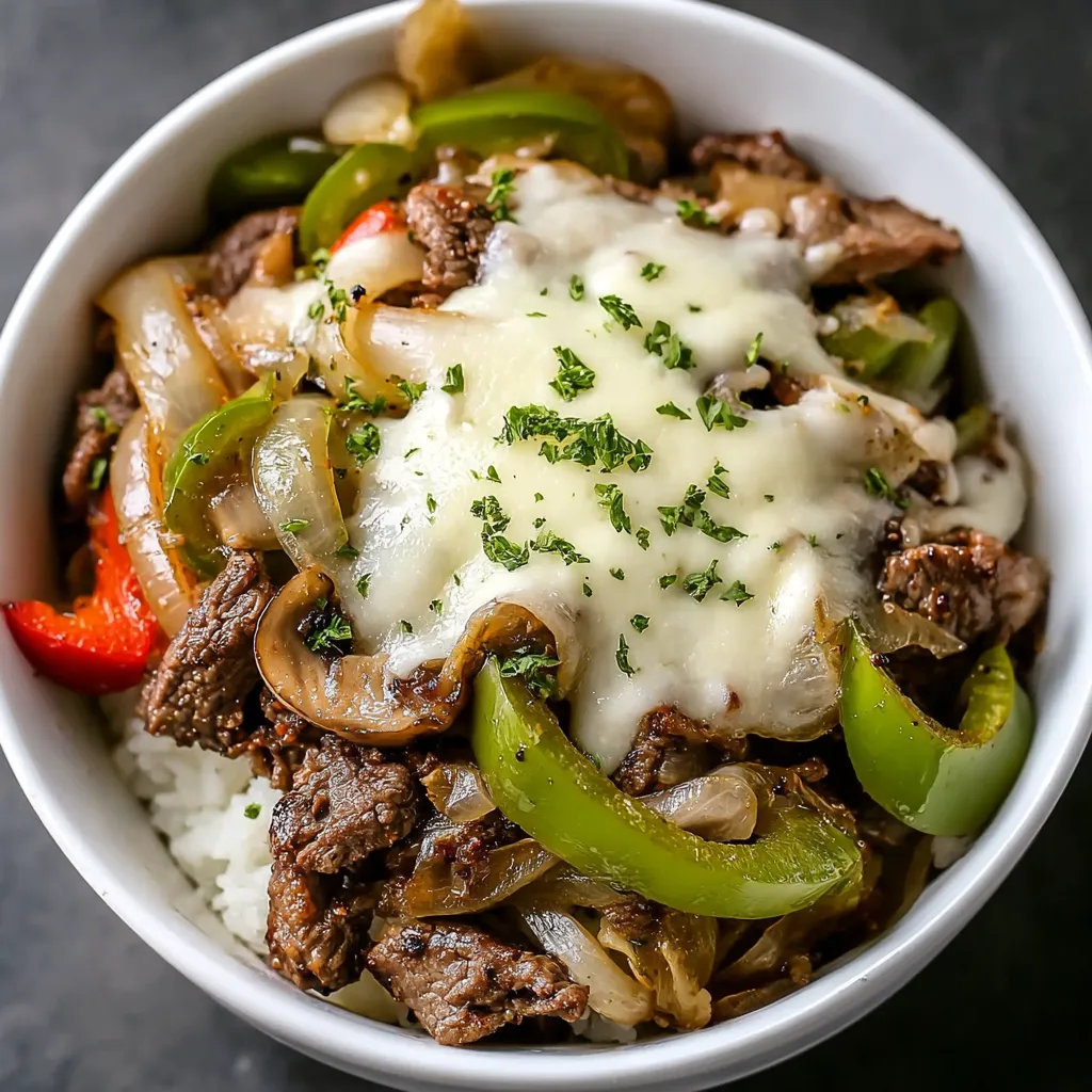 A bowl of food with meat and vegetables.