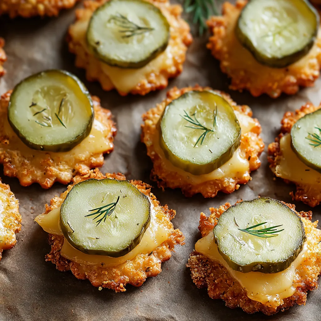 A plate of food with a slice of cucumber on top.