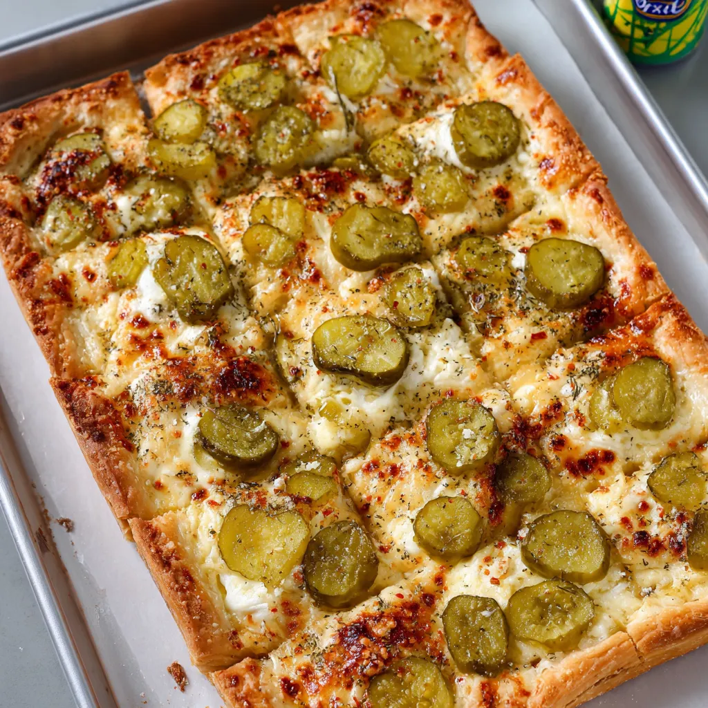 A pizza with green peppers and cheese.