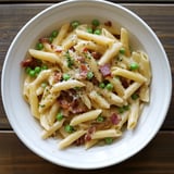 Penne Pasta, Peas and Bacon