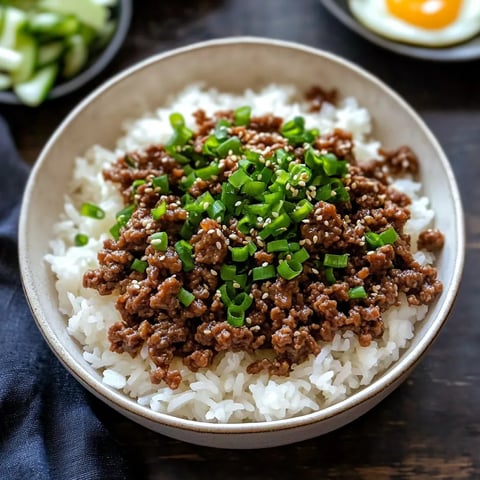 Korean Ground Beef Bowl