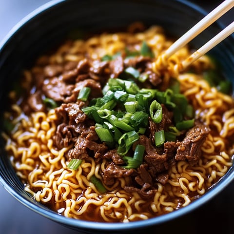 Slow Cooker Beef Ramen Noodles