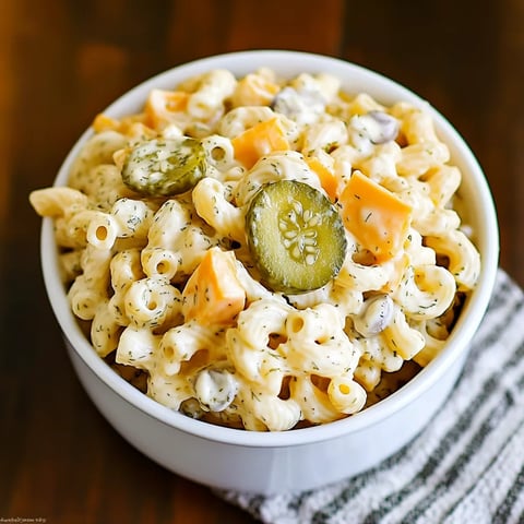 Dill Pickle Pasta Salad